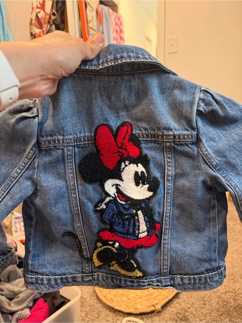 Girls Gap x Disney Minnie Mouse denim jacket